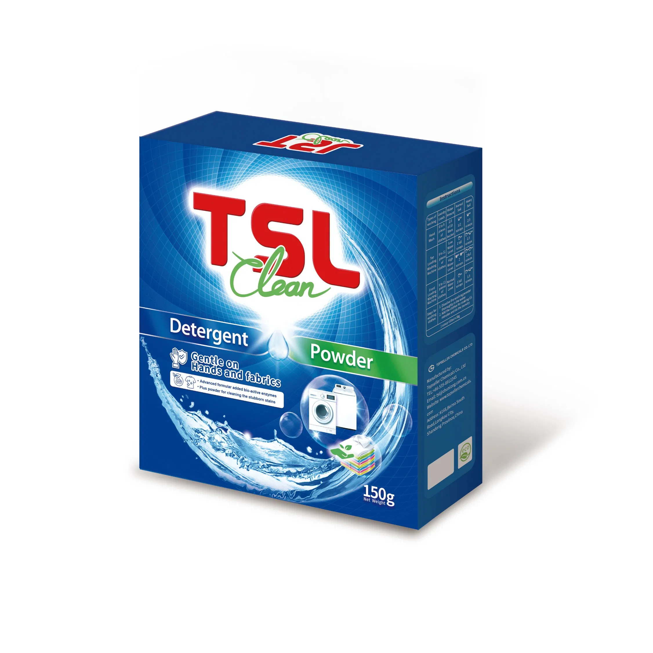 OEM Detergent Washing Powder with Enzyme Laundry Factory