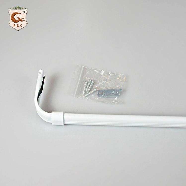 Manufacture Stainless Steel White Cafe Curtain Rods