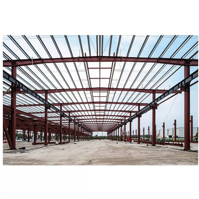 China Manufacturer Premium Light Metal Sloping Roof Steel Structure Building Warehouse Workshop for Sale