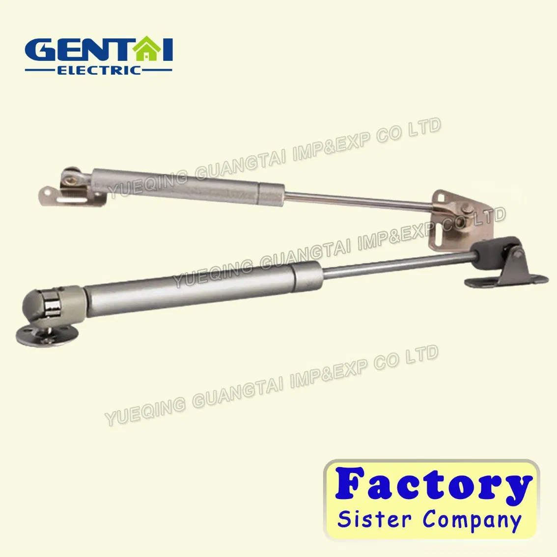 Adjustable Furniture Cabinet Door Hydraulic Gas Spring Support 60n 100n 120n