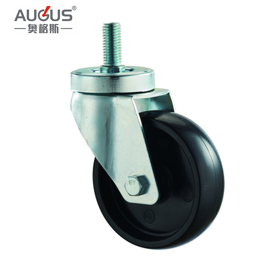 Medium Duty Caster Wheel 3/ 4/5 Inch Industrial Side Mount Caster with Lock