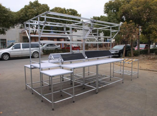 Custom Built Aluminum Profile Joint/Aluminum Alloy Profile/Aluminum Lean Profile Pipe Workstation