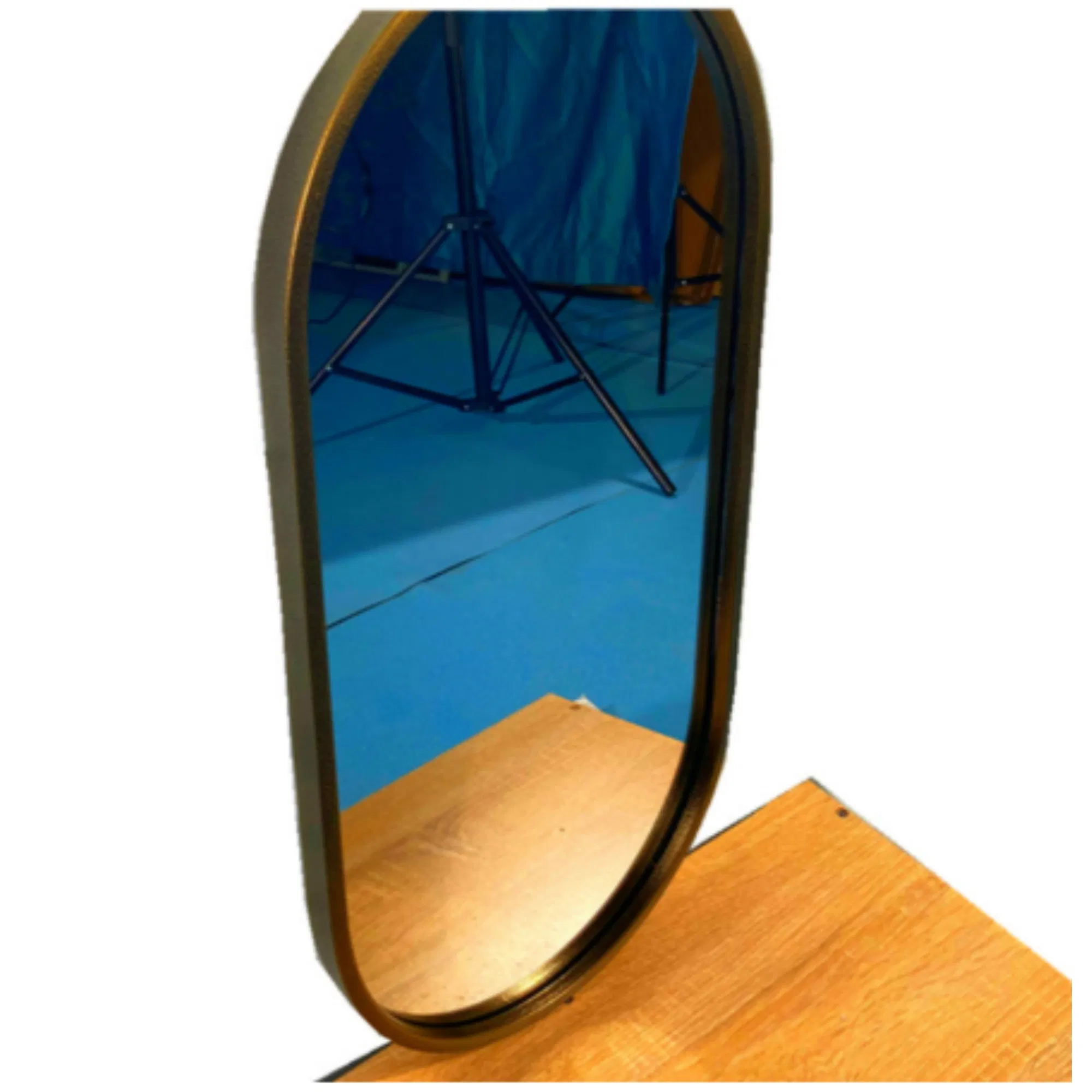 Iron Retro Boxed Clothing Store Light Luxury Hotel Living Room Decorative #Mirror