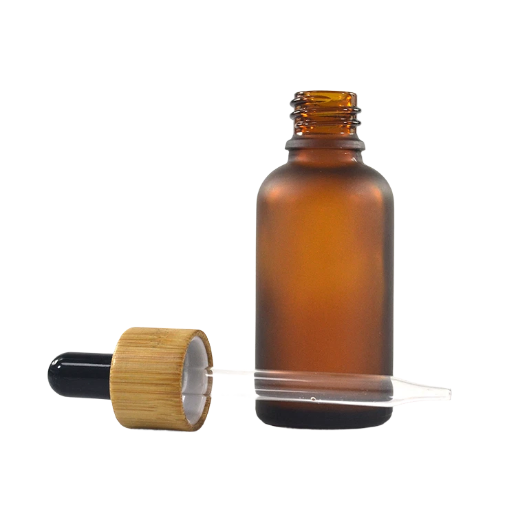 Frosted Glass Dropper Bottle for Essential Oils and Liquid Soap