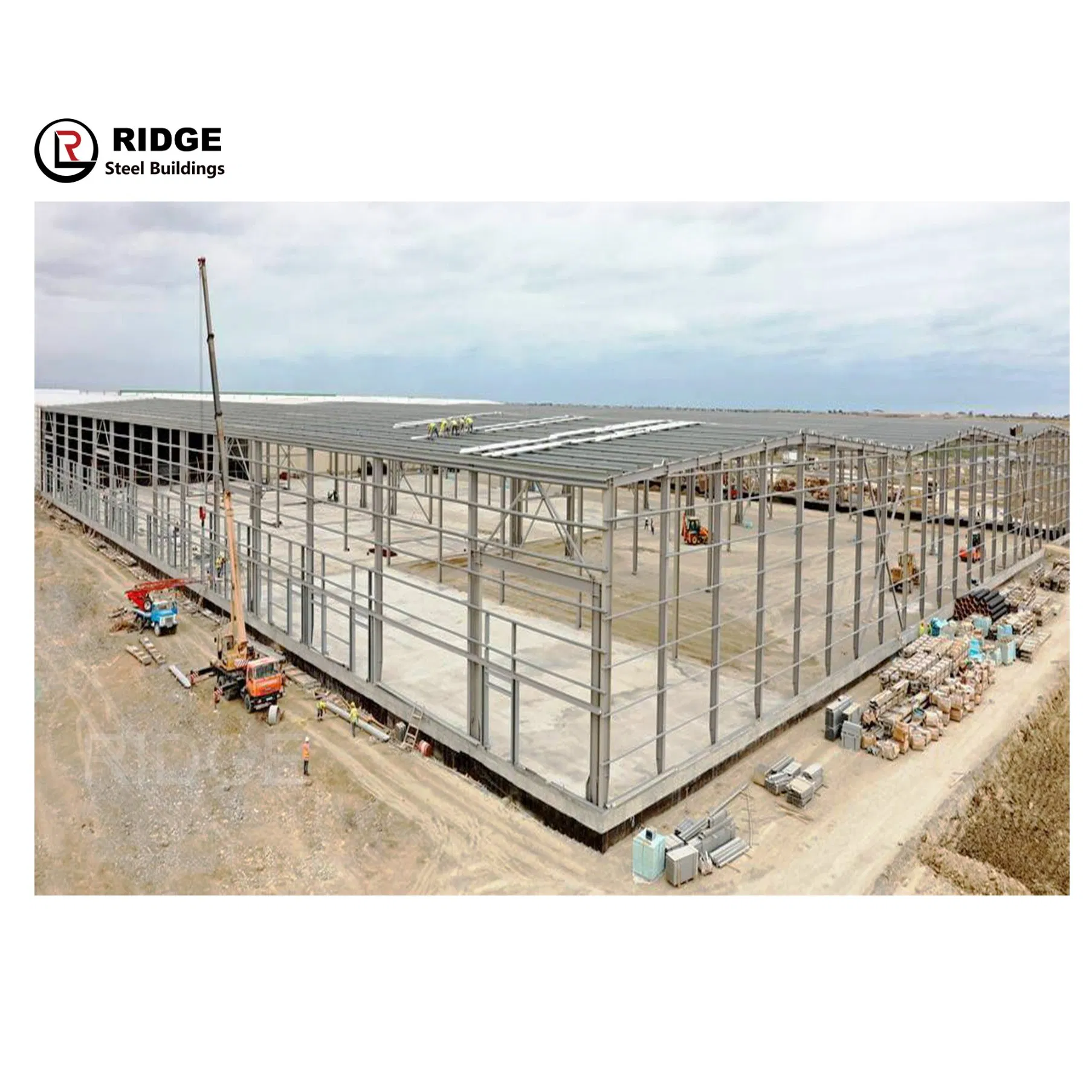 China Prefabricated Construction Steel Frame Shed Metal Structure Building for Sale