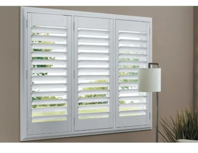 Aluminum Blinds Window Glass Louvre Shutters Waterproof Durable Design Shutter Window
