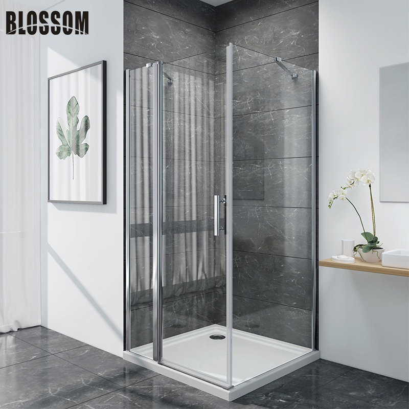 Germany Folding Frameless 6mm Glass Shower Door for The Bathroom