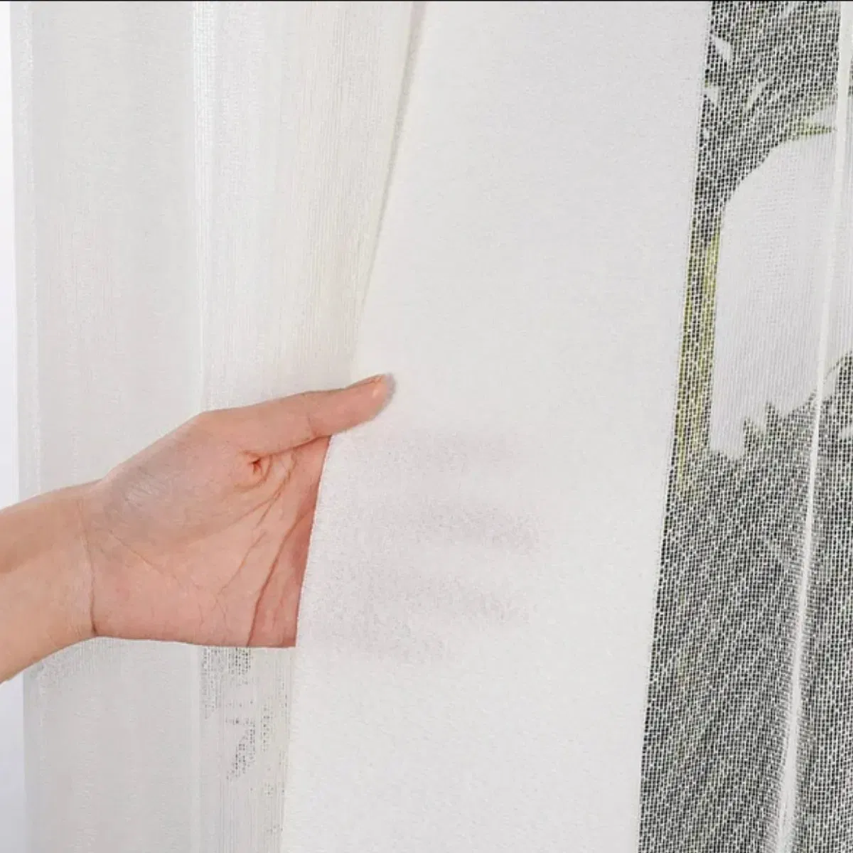 Dream Curtain Vertical Blinds Sheer Fabric Motorized Vertical Blind for Sliding Doors French Windows Bedroom
