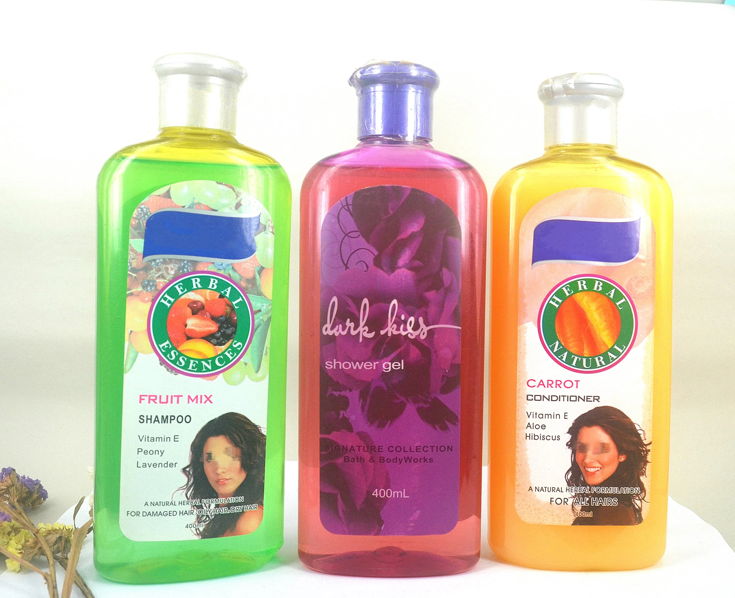 400ml Hair Shampoo with Vitamin E, Peony, Lavender Extracts