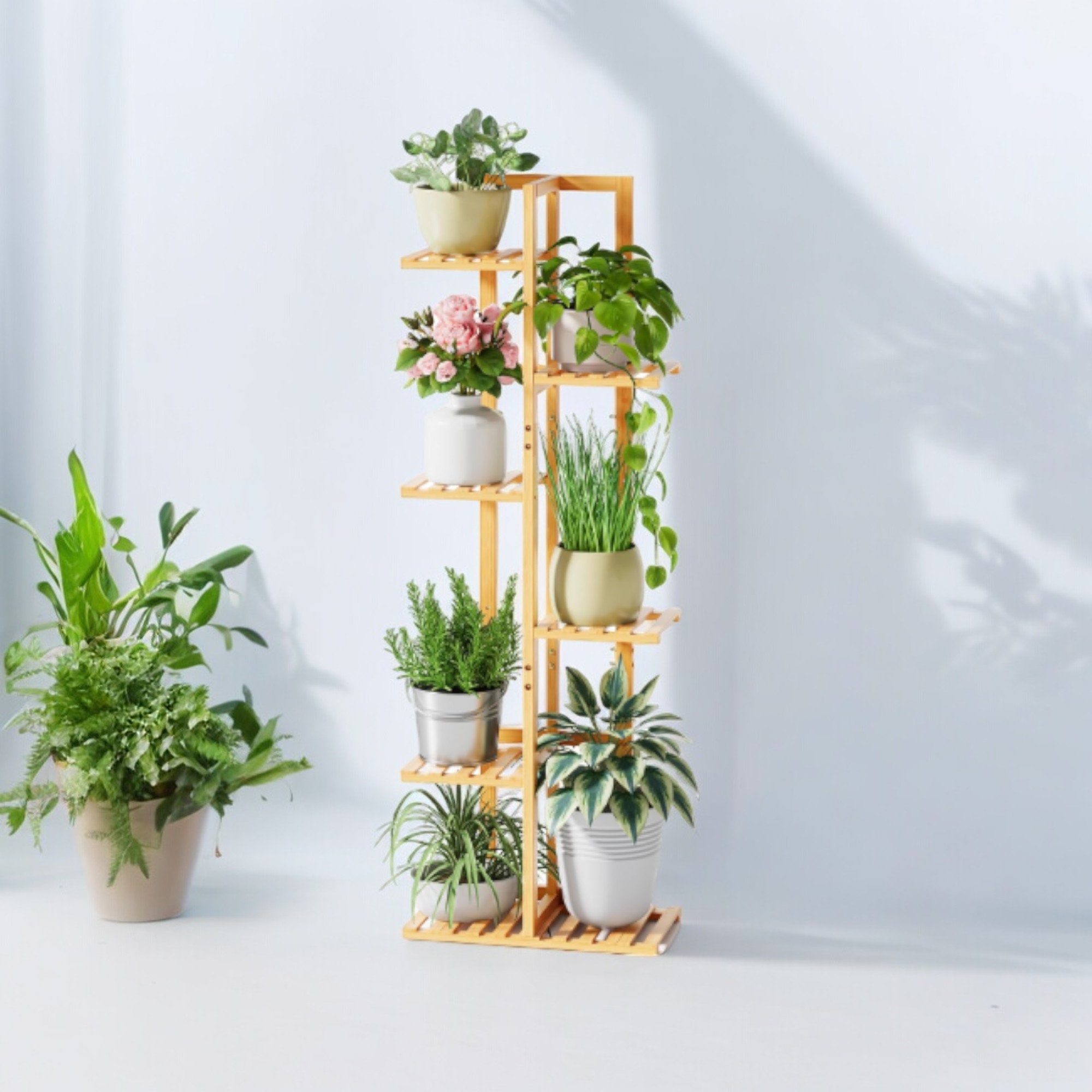 Подставка для растений деревянная Junji полиэтилен