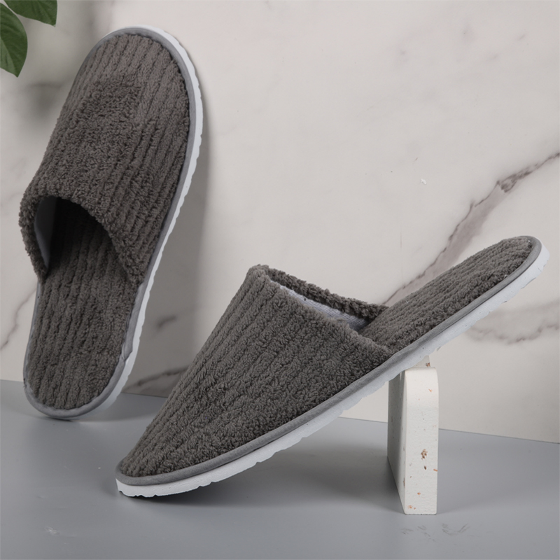 Luxury Hotel Coral Fleece Slippers Hotel Resort Aviation Disposable White Slippers