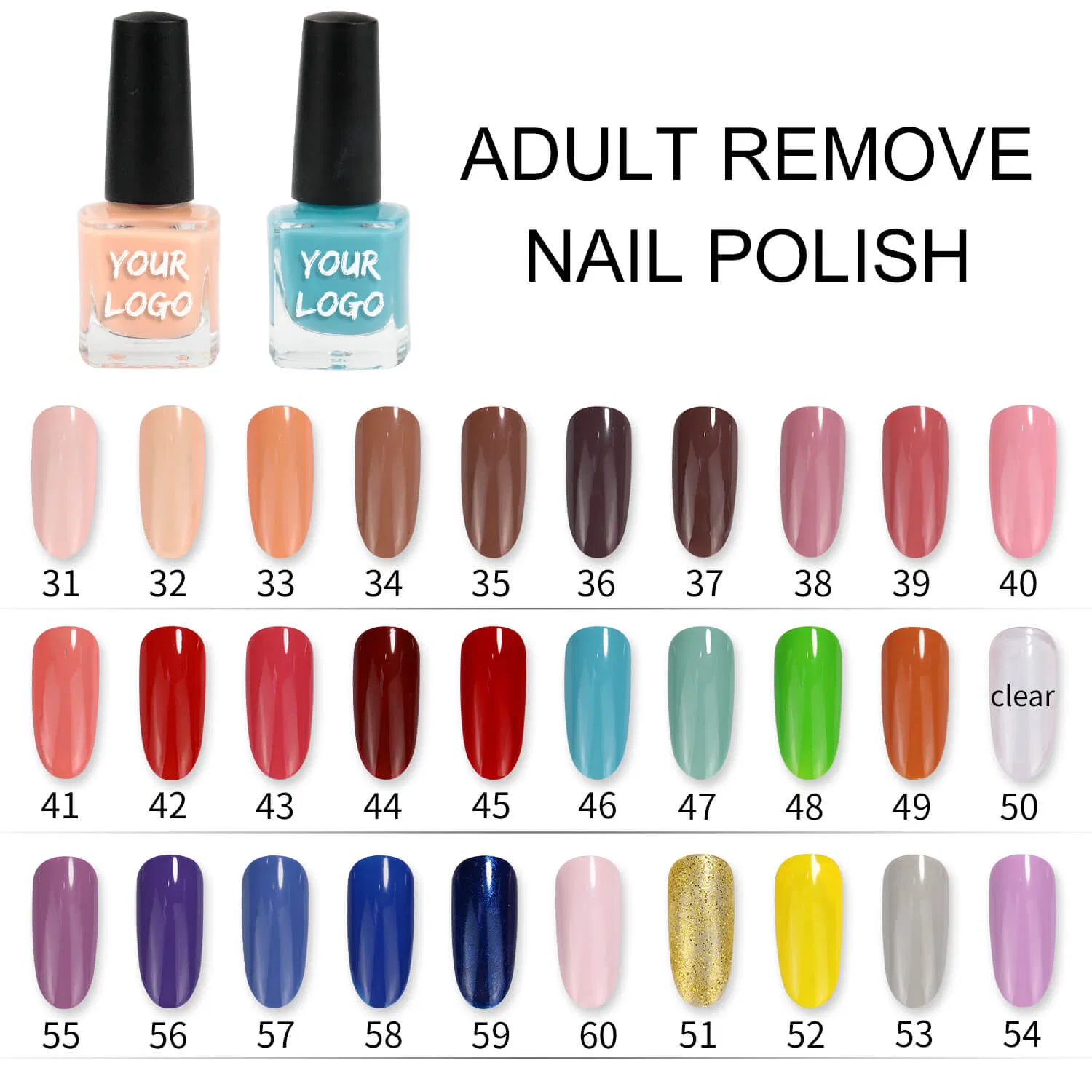 Premium Private Label Wholesale UV Nail Polish Samples for Resale
