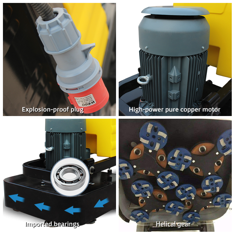 Surface Hand Epoxy Grinding Concrete Grinder Machine