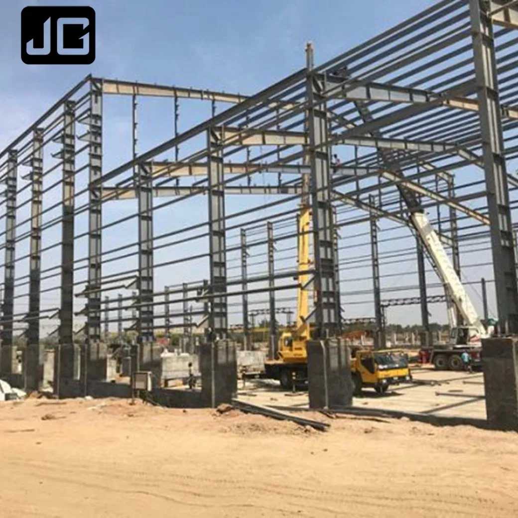 Fabrication Welded Steel Structure Construction Galvanized Painted Garage