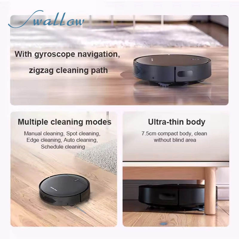 Intelligent Robot for Automatic Cleaning of House Suction Mop