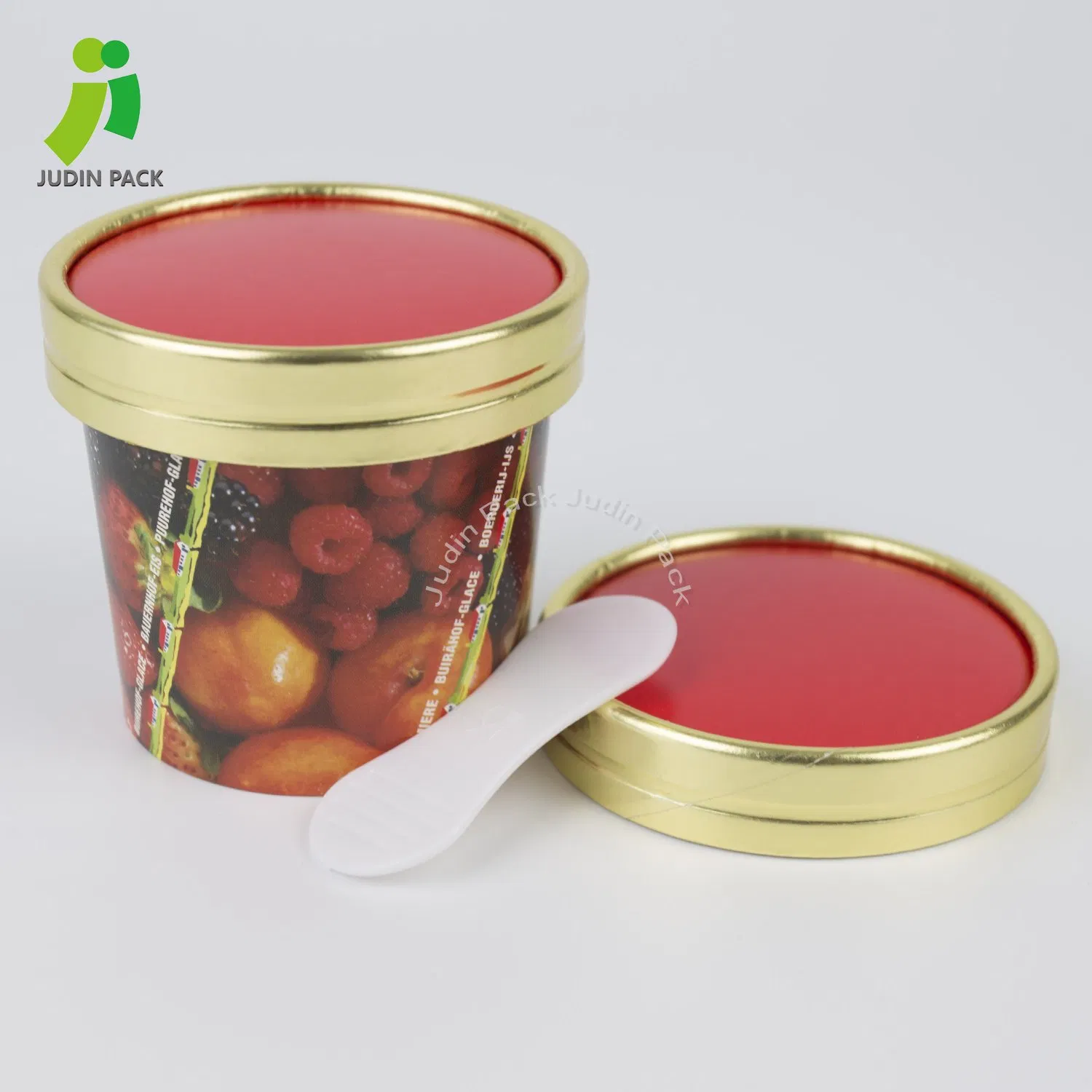 Disposable Paper Product Food Container Ice Cream Cup Made of Sturdy, BPA-Free, Food-Grade Paper