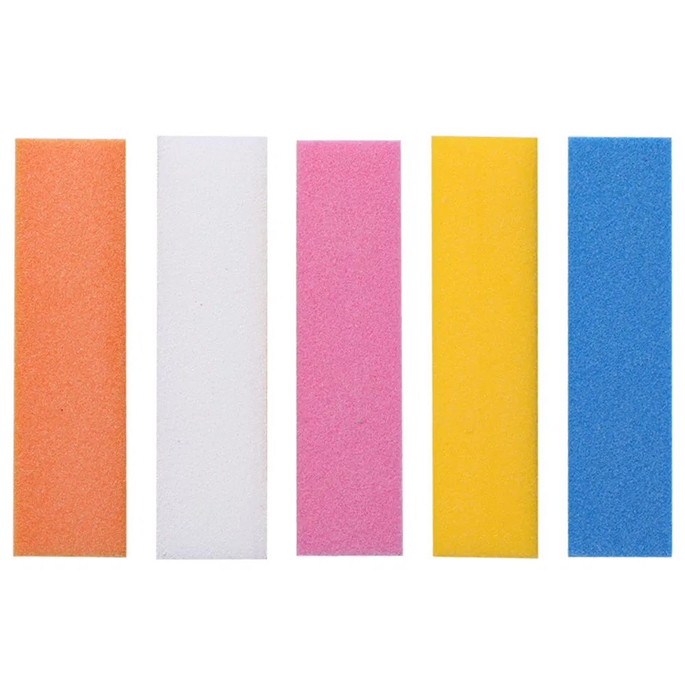 Source Manufacturer's Durable Solid Color Cube Sponge Nail Rub Strip