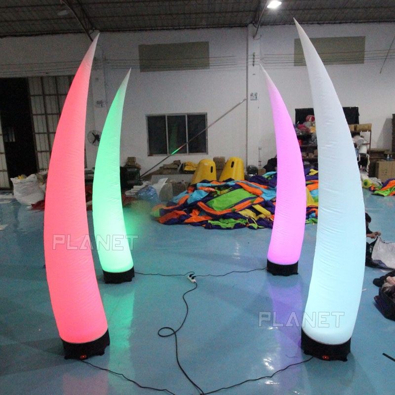 Customized Advertising Decorative Light Inflatable Pillar for Party