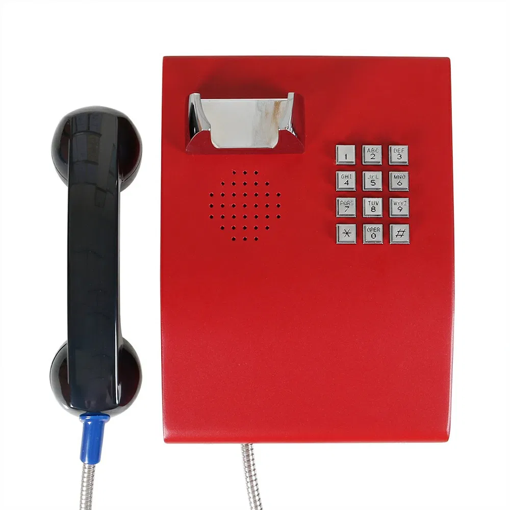 VoIP Phone with Auto Dialer, Keypad and LED Beacon
