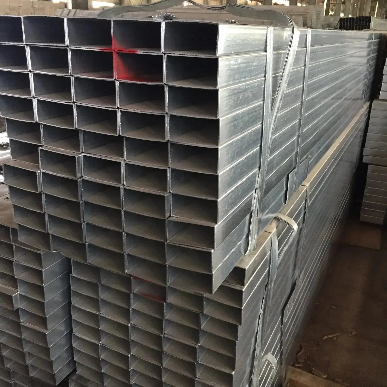 Q235 Galvanized Welded Square Tube Hollow Steel Pipe for Construction
