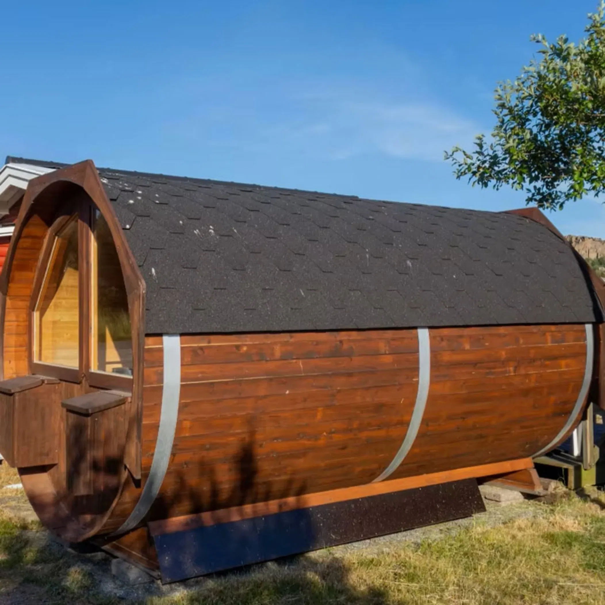 Boda Outdoor Sauna: Experience Nature with Our Cylindrical Design Dry Sauna