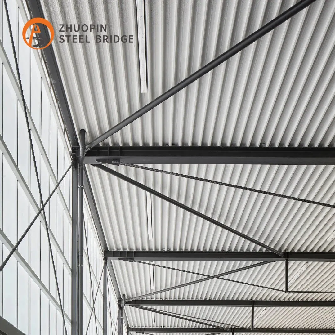 Highly Skilled Technicians Prefabricated Steel Structure / Steel Workshop