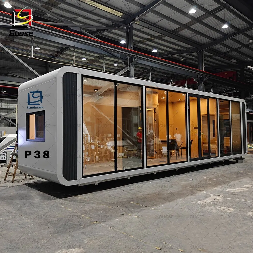 Customizable Container House Apple Cabins Connected Together Two Floors Prefab House