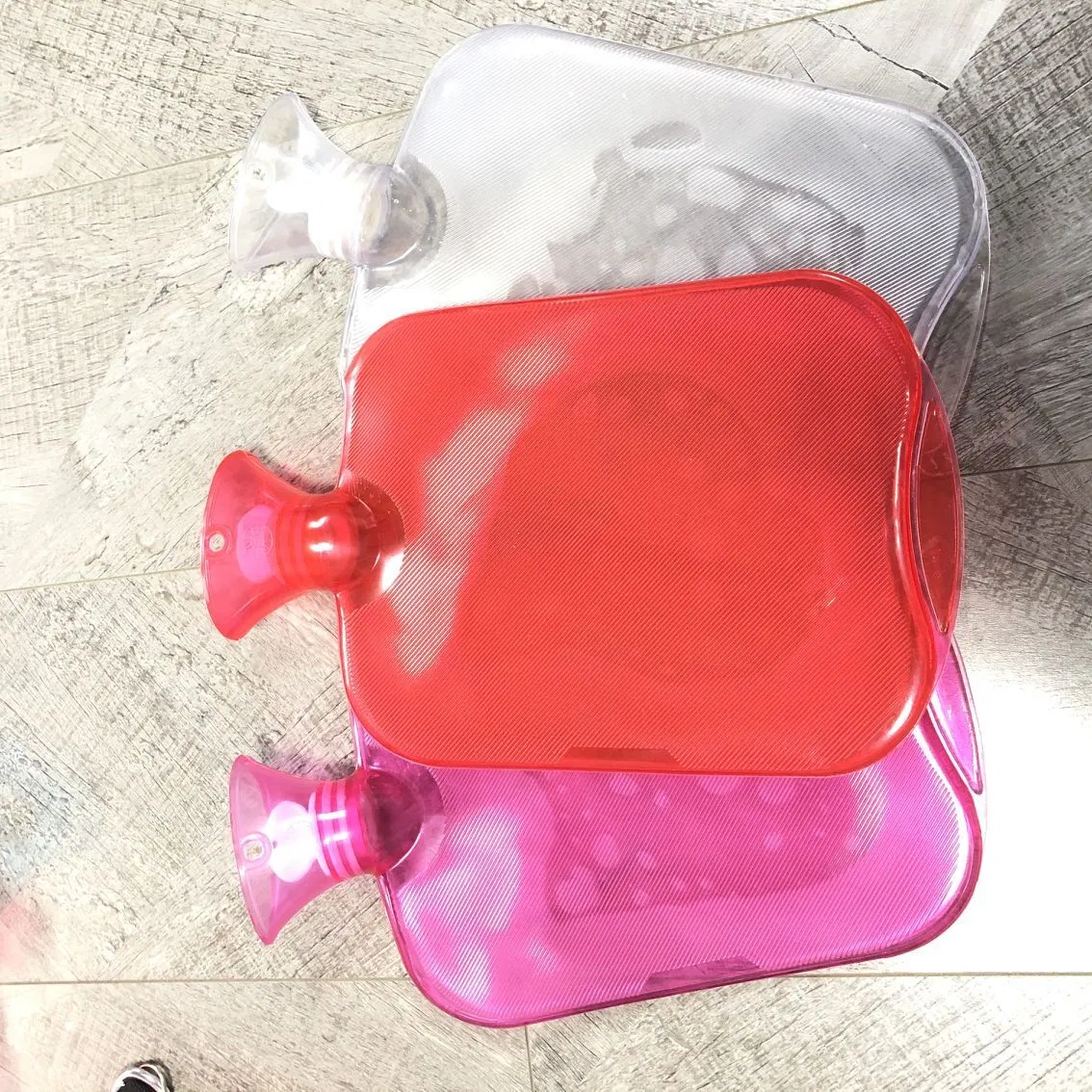 Comfortable PVC Hot Water Bottle Bag Sample Customization Available