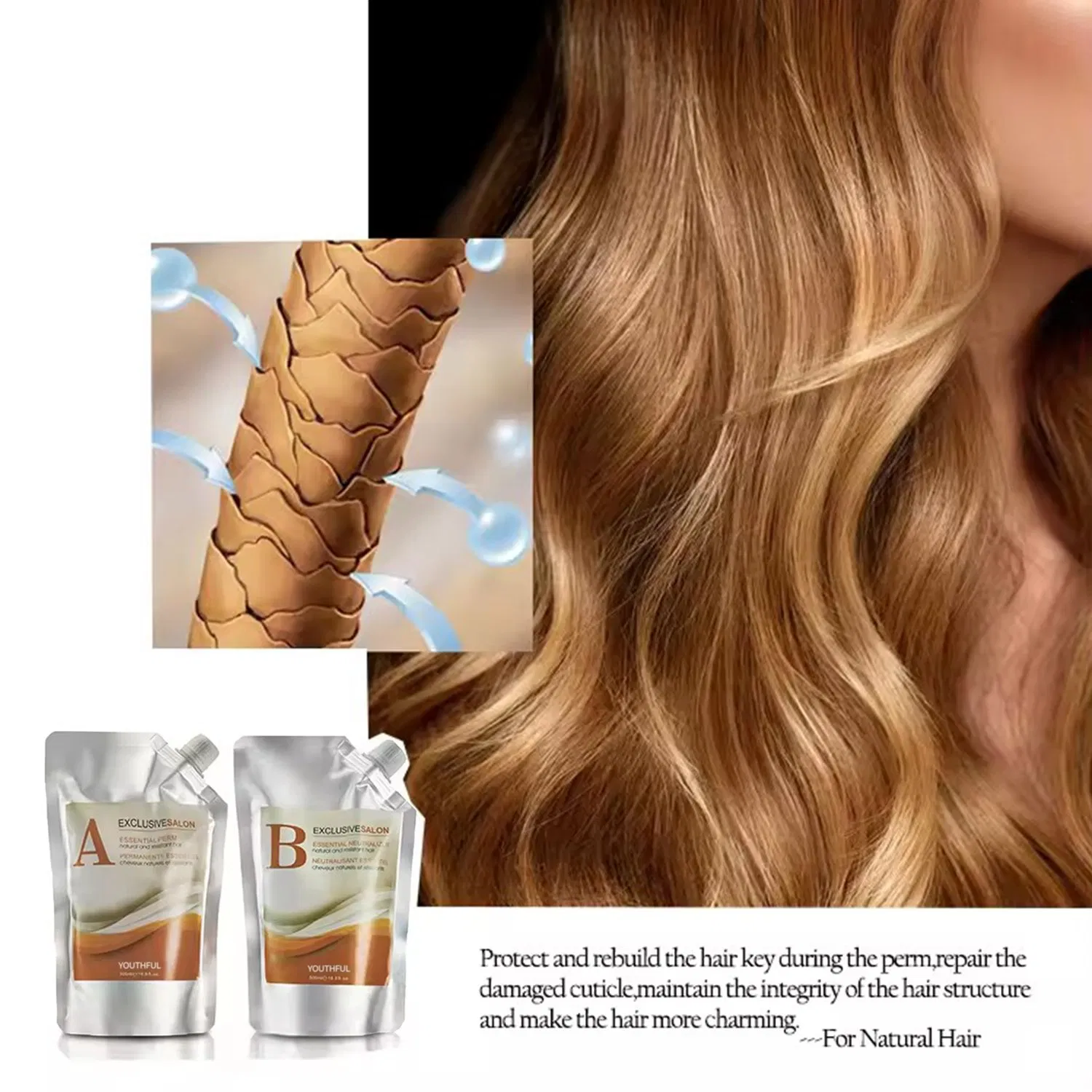Salon Cosmetic Hair Perm Treatment Curling Cream