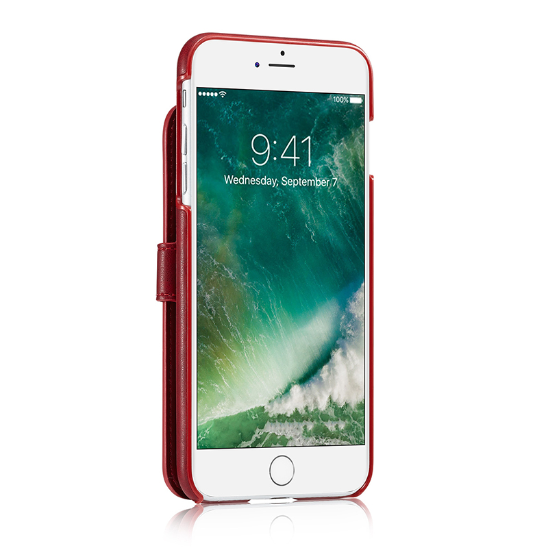 Кожаный чехол-кошелек для iPhone 8 с держателем карт