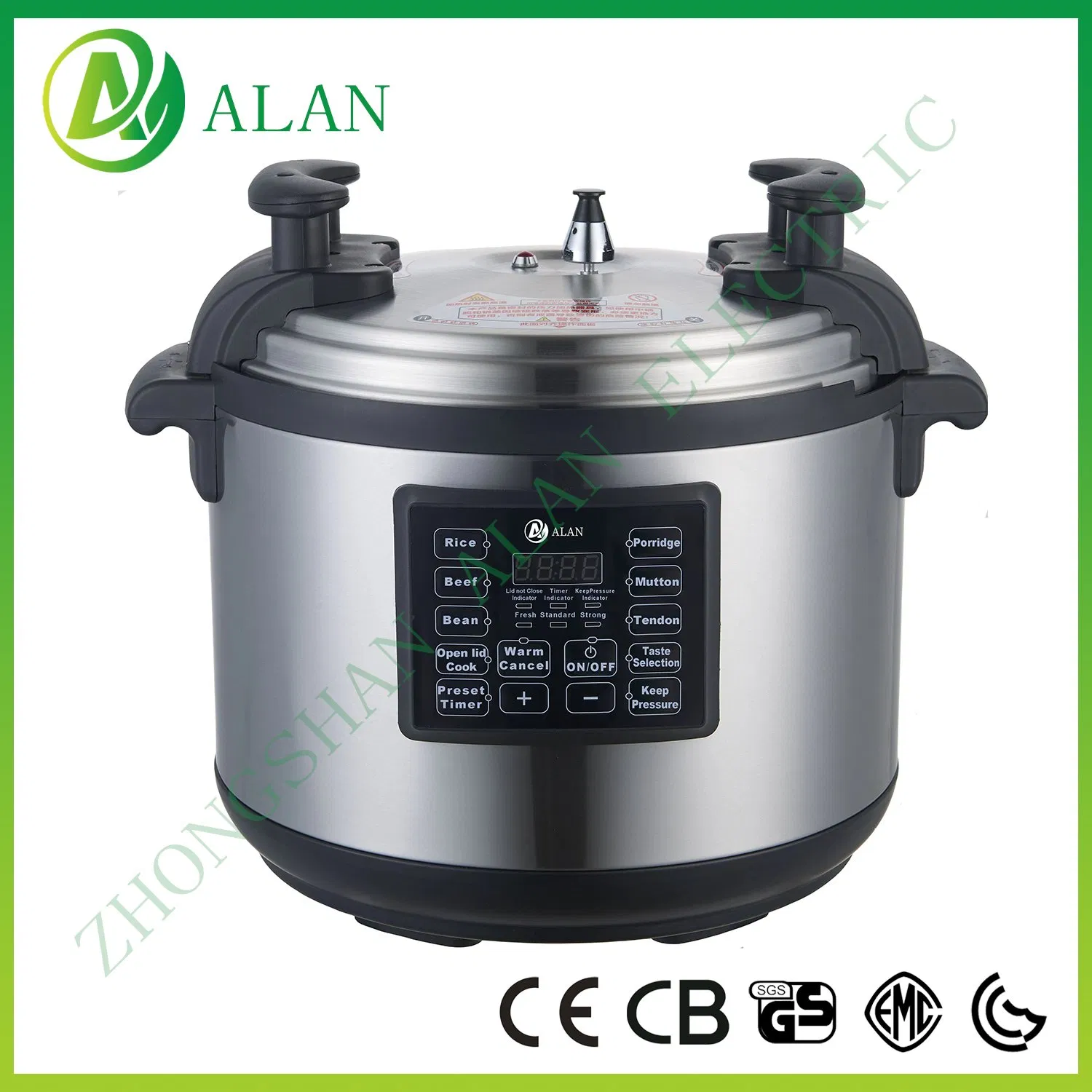 CB Certificate 17/21/25/33/41/45/55/65L Big Size Commercial Industrial Electric Pressure Cooker