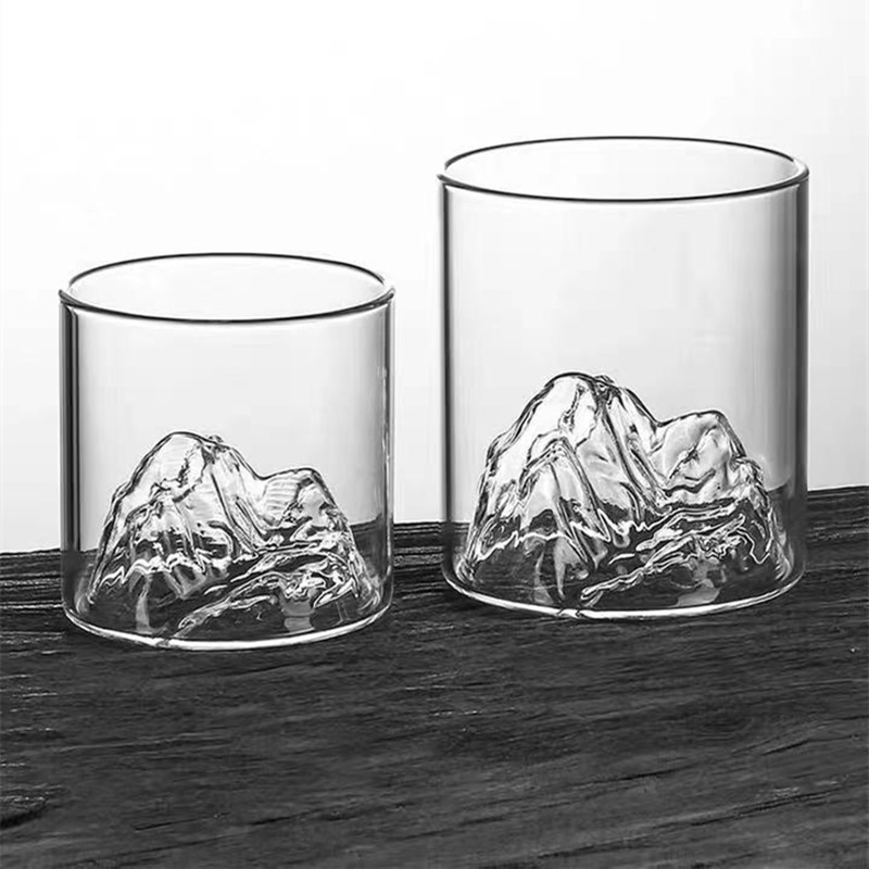 High Beauty Creative Japanese Fujiyama Hidden Mountain Whiskey Water Glass Cup & Mug
