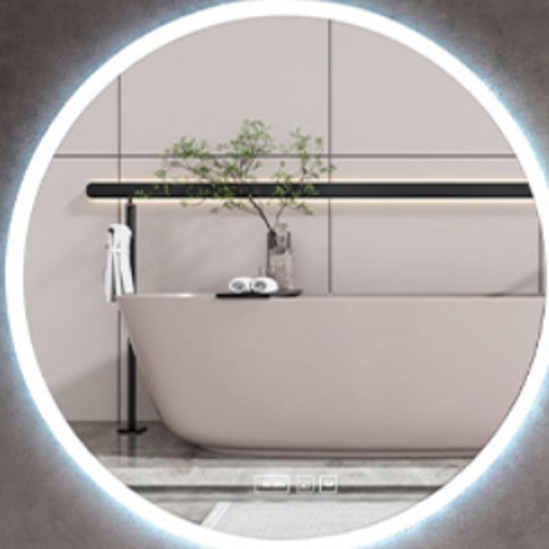 Sleek Touch Screen LED Bathroom Mirror with Adjustable Lighting