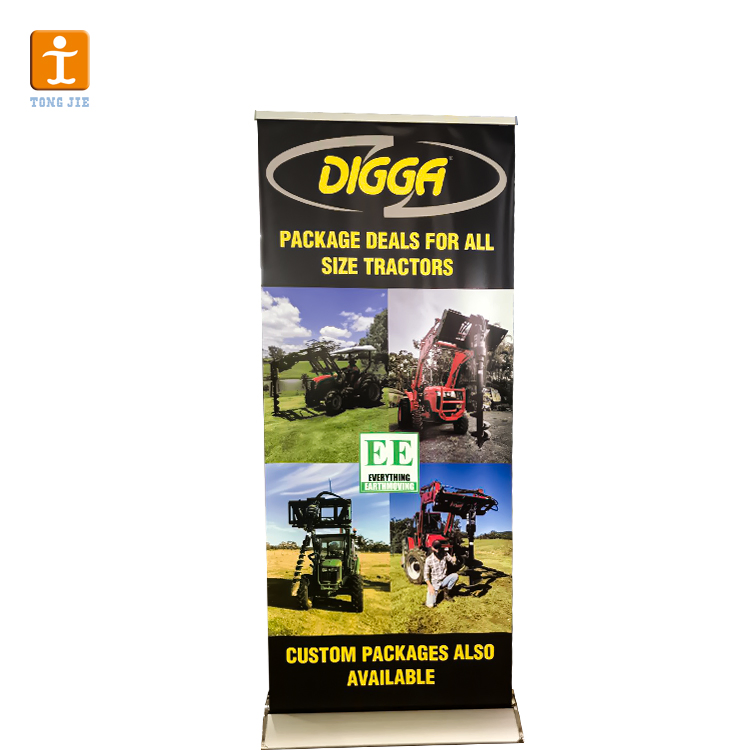 Tj-Crystal229 Exhibition Display Premium Rectangle Roll up Stand Banner