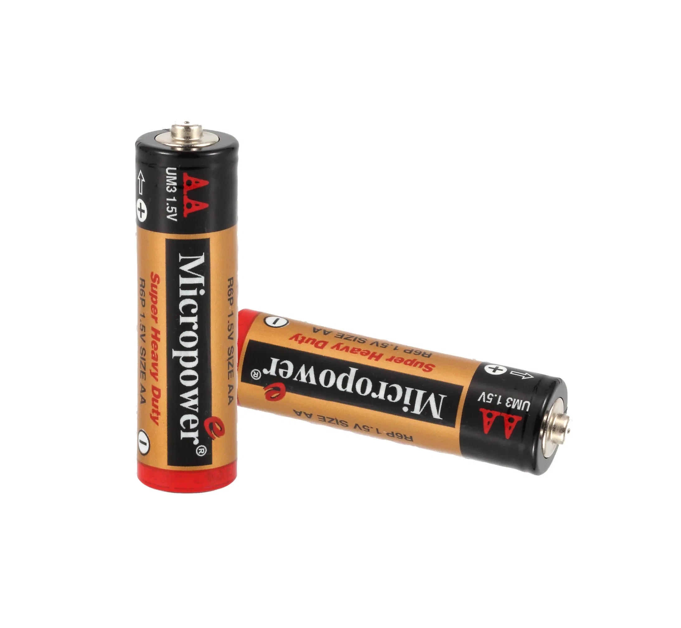 Hot Sale 1.5V Size AA R6 Um3 Super Heavy Duty Dry Battery for Toy Car