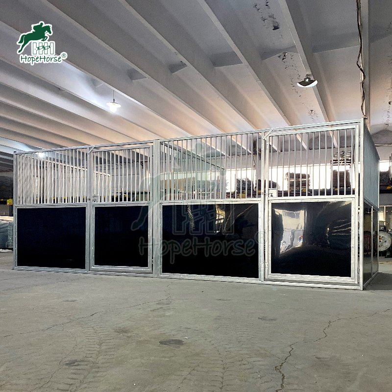 Other Animal Husbandry Equipment Eco-Friendly Horse Stall Steel Equine Building Steel Hot DIP Horse Stable