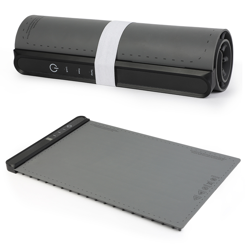 Foldable Food Warmer Dishes Warming Mat with 9 Time Modes