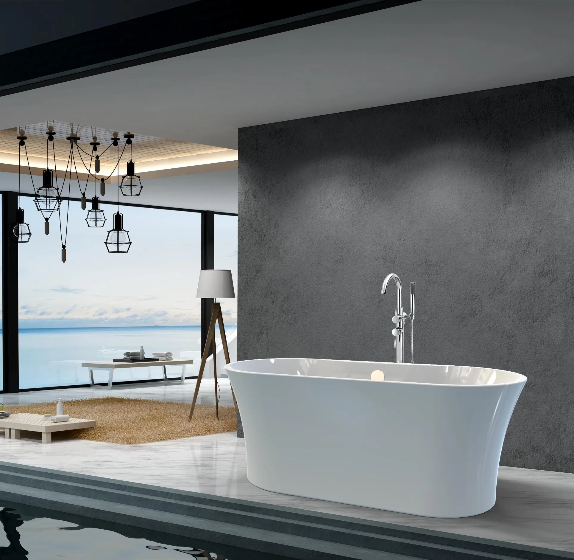 Cupc Approved Acrylic Freestanding Bathtub (JL614)