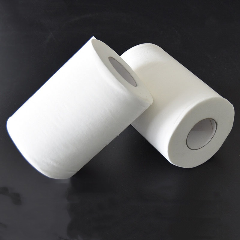 Custom OEM Bamboo Pulp White 4ply Fragrance-Free Embossed Water-Soluble Disposable Ultra-Soft Baby Toilet Roll Paper