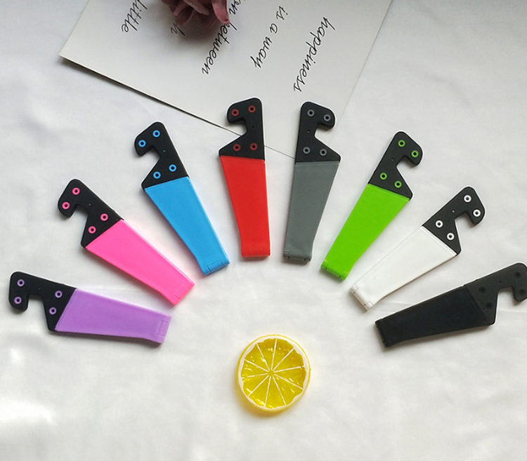 Custom V Shape Portable Cell Phone Stand Universal Pocket-Sized Smartphone Desk Mount Holder for Tablet PC Cell Phones