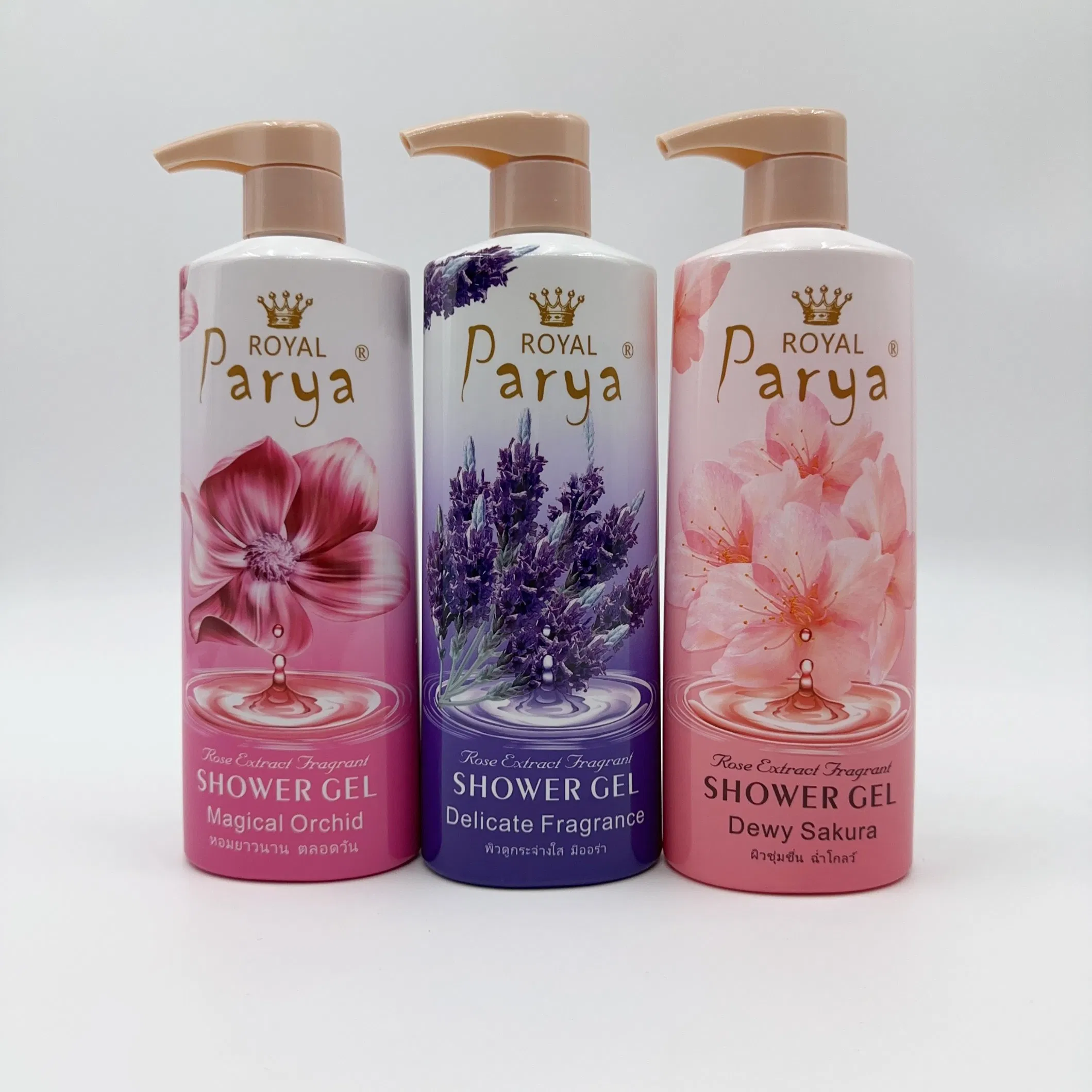 Best Selling Products Rose Scented Shower Gel Sulfate-Free Sakura Niacinamide Moisturizing Shower Gel