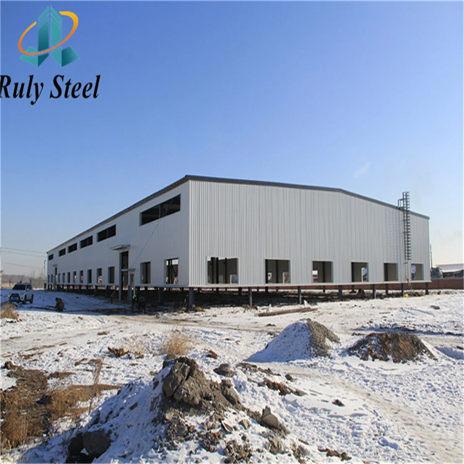 Prefabricated Steel Structure Storage Depot Prefab Metal Construction Warehouse