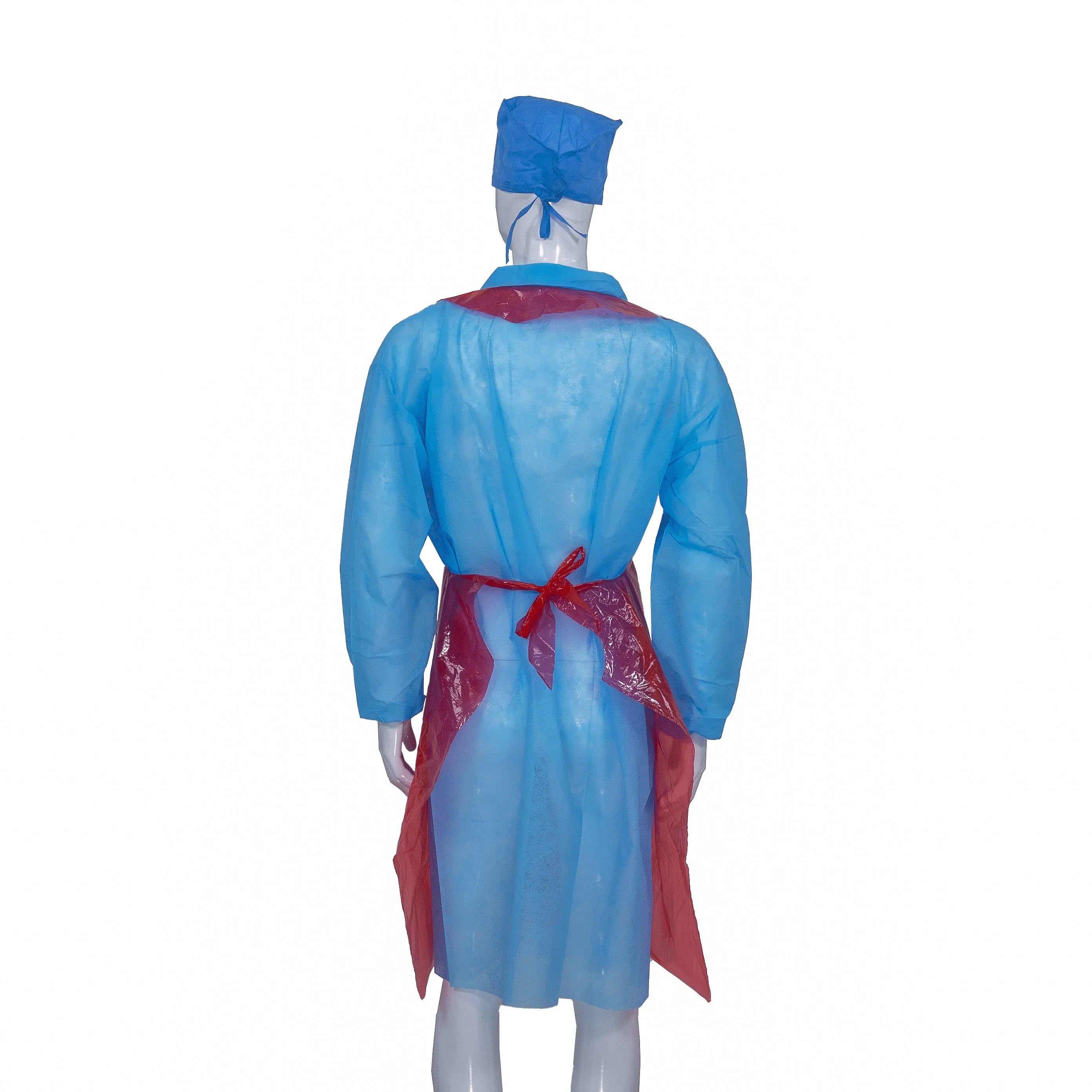 Wholesale Polythene Apron Without Sleeves Disposable Use PE Sleeveless Apron Kitchen/Food Industry Plastic Apron