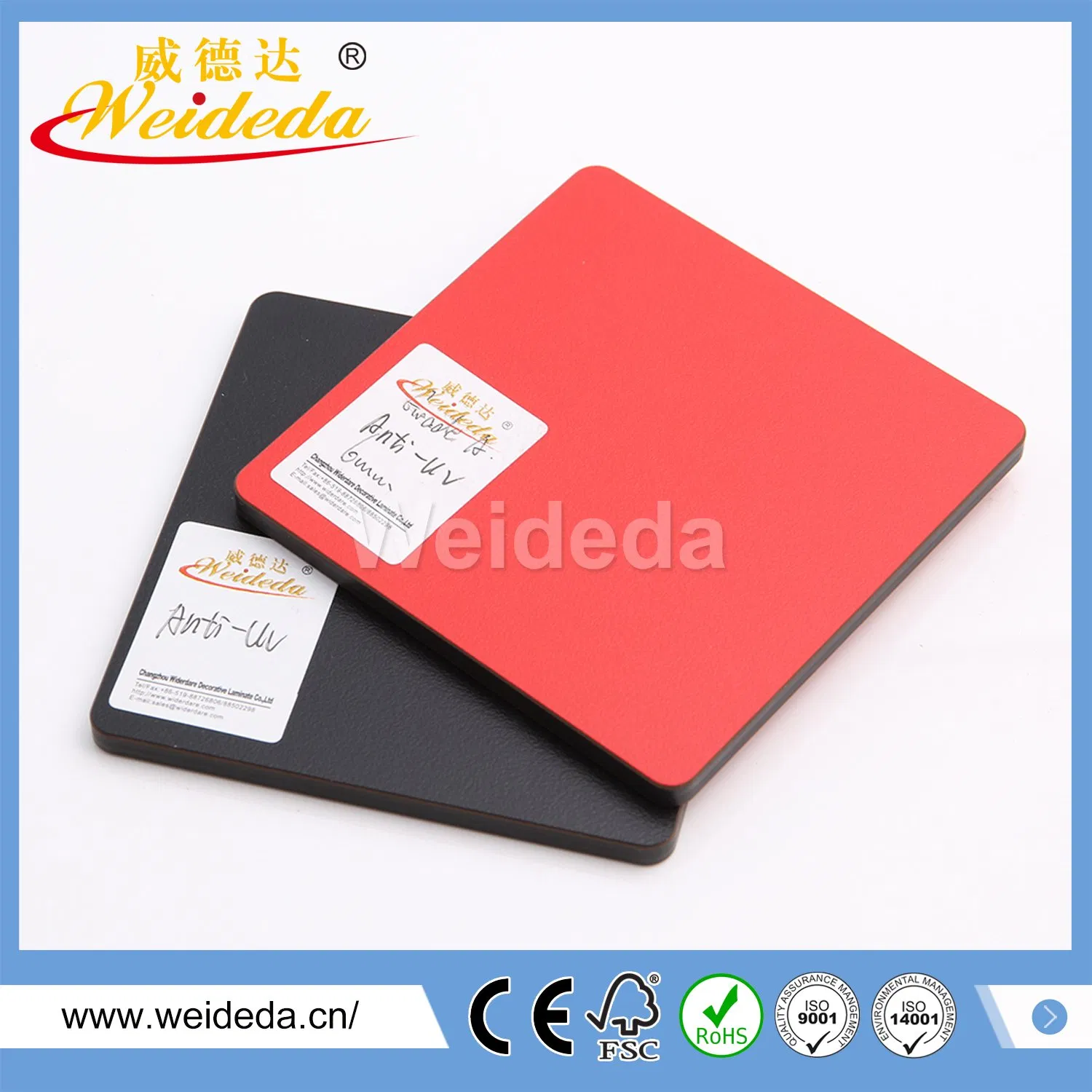 Anti-UV Film Coating HPL Exterior Wall Panels