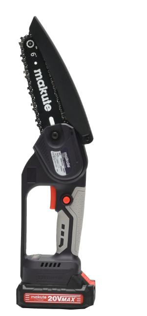 6 Inch 20V Portable Hand Mini Electric Chain Saw for Wood Tree Cutting Lithium Battery Powered Cordless Chainsaw