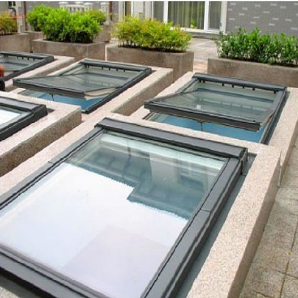 Igu Toughened Glass Insulated Glass Insulating Glass Low E Glass for Roof Skylight / Rooflight / Roof Light