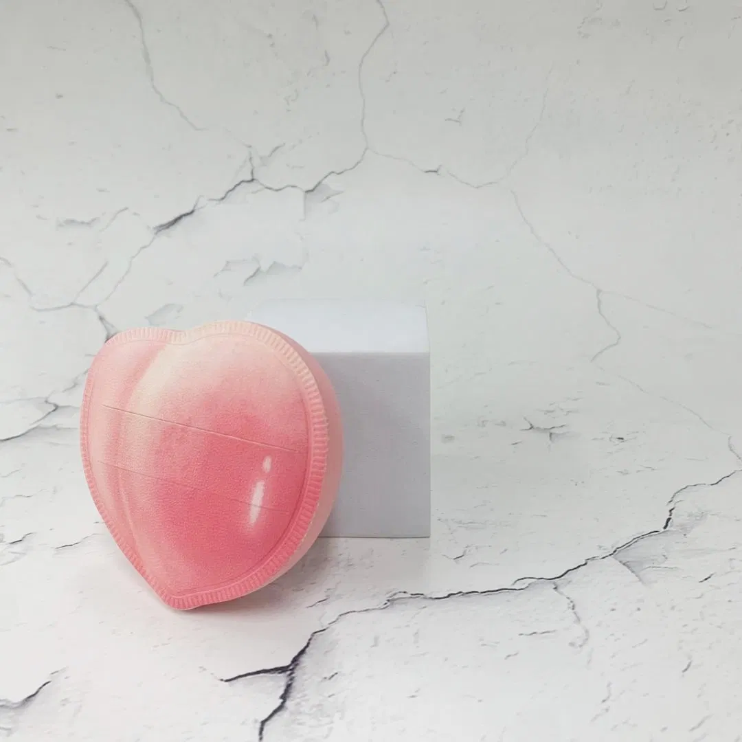 Soft Reusable Beauty Powder Puff in Fruit Shapes with OEM Support