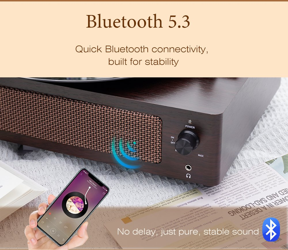 Wholesale High Quality Turntable Vinyl Gramophone HiFi Sound Record Player Turntable Lp Player