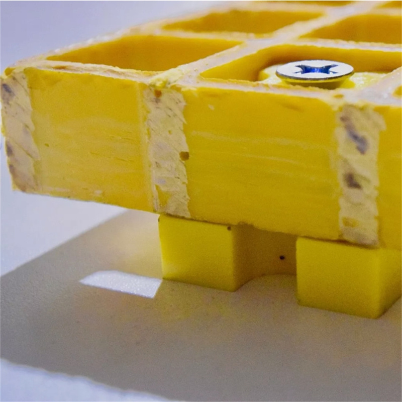 Fiberglass FRP Prof Trench Drain Grating Plate Fiberglass Grating