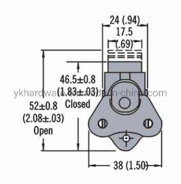 K3 Link Lock Draw Latch Wing Turn Latch